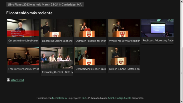 LibrePlanet multimedia archive